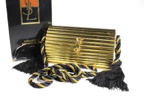 YVES SAINT LAURENT minaudière evening purse clutch